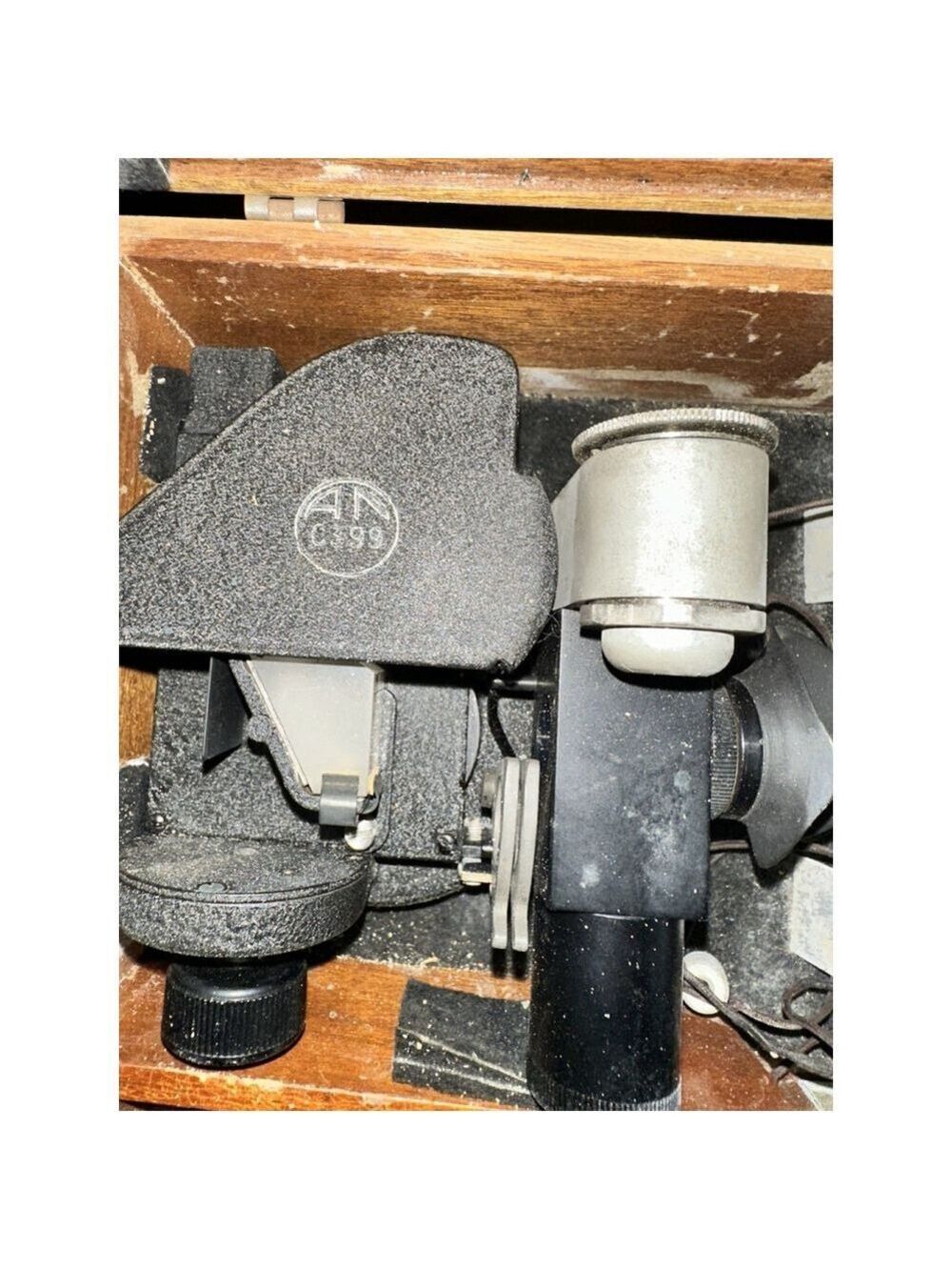 WWII U.S. Army Air Forces Aircraft British RAF Sextant AN-C-99 W/Box - Picture 14 of 15
